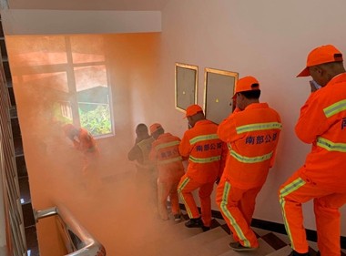 一封來自南充市南部縣公路管理二局的感謝信